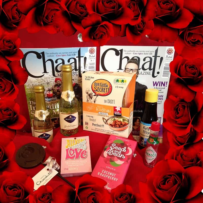 SMALL Valentines Hamper with roses